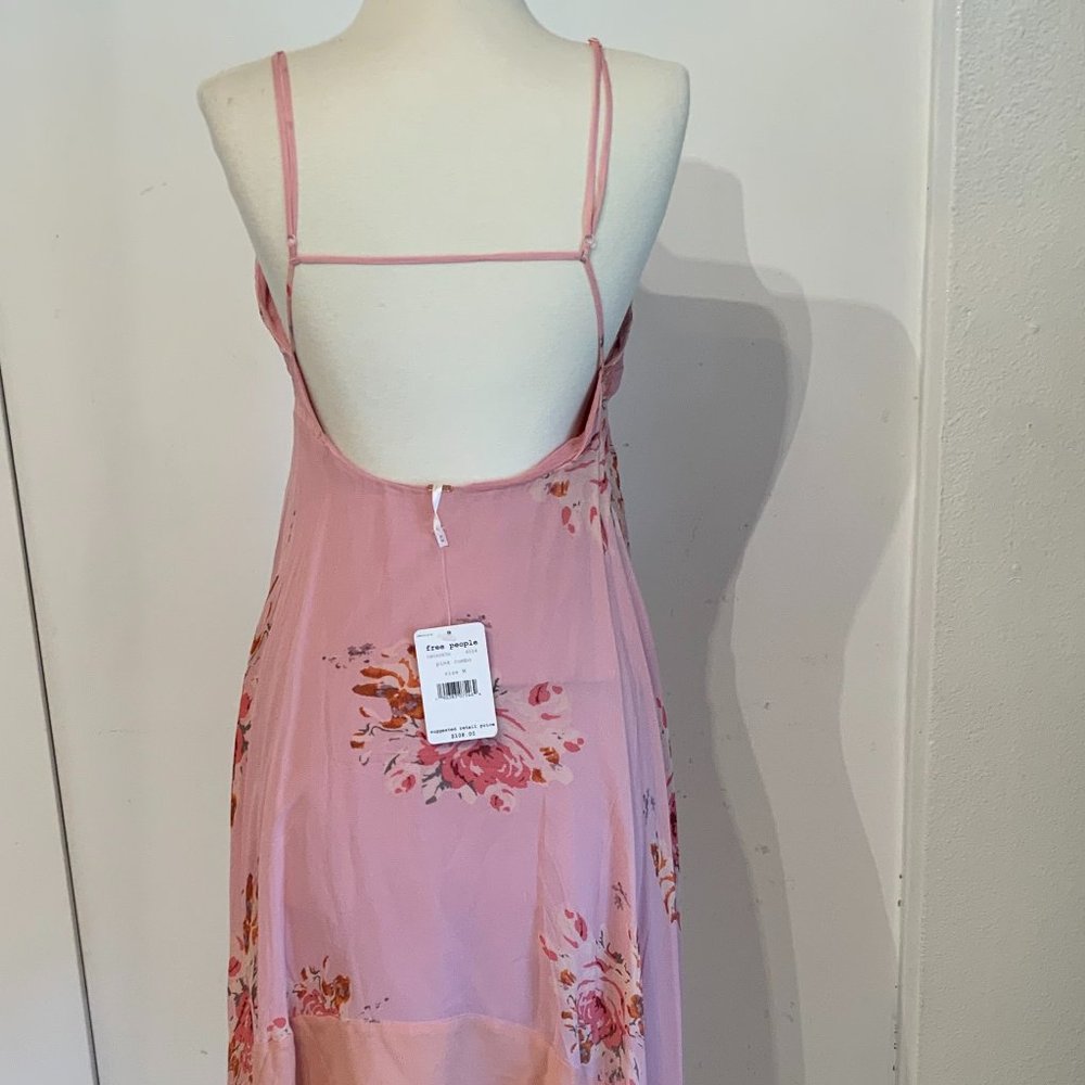 NWT FREE PEOPLE ASYMMETRICAL HEM DRESS M - Picture 4 of 9